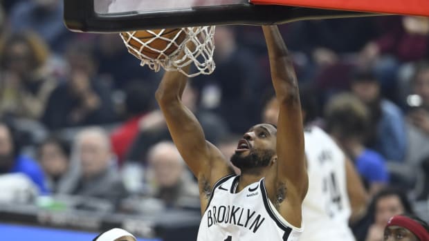 Brooklyn Nets forward Mikal Bridges 